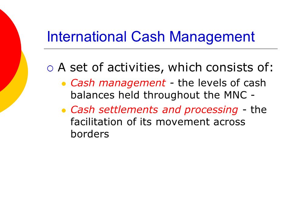 importance of multinational working capital management